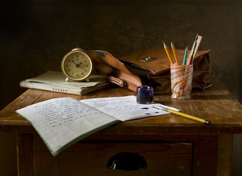 still life school retro ink 159618 159618